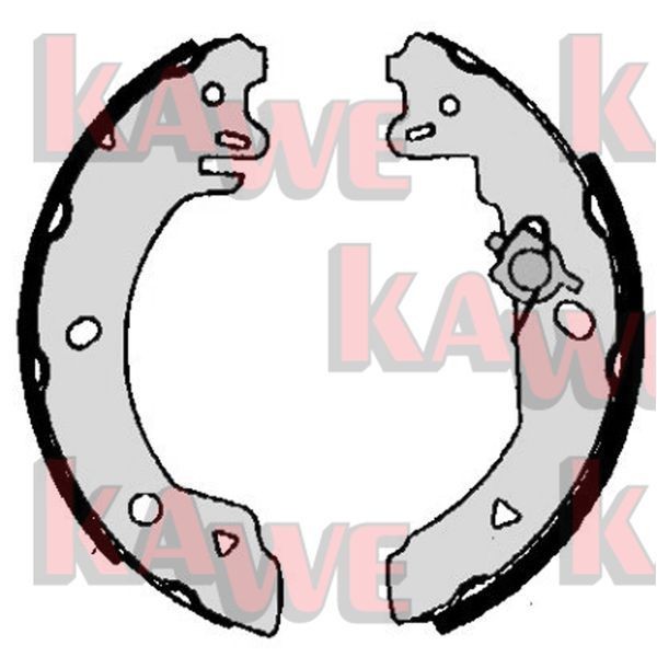 KAWE Brake Shoe Set Article number: 05770 cheaply