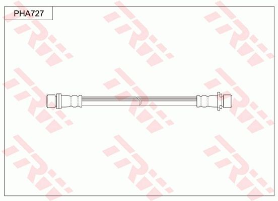 TRW Brake hose Article number: PHA727 cheaply