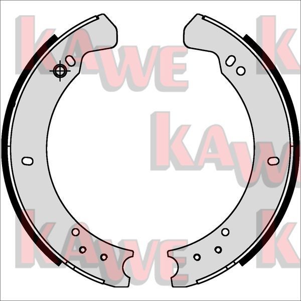 KAWE Brake Shoe Set Article number: 06080 cheaply