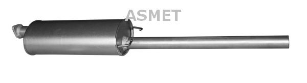 ASMET Middle silencer Article number: 07.187 cheaply