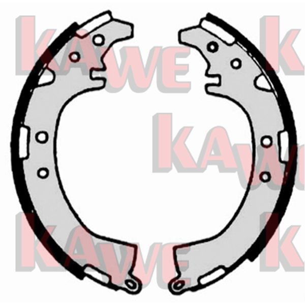 KAWE Brake Shoe Set Article number: 07230 cheaply