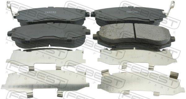 FEBEST Brake pad set Article number: 0801-G12F cheaply