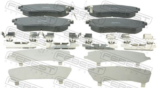 FEBEST Brake pad set Article number: 0801-W10F cheaply