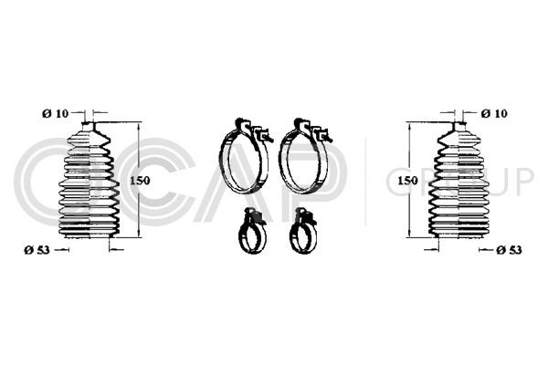 OCAP Bellow Set, steering Article number: 0901198 cheaply