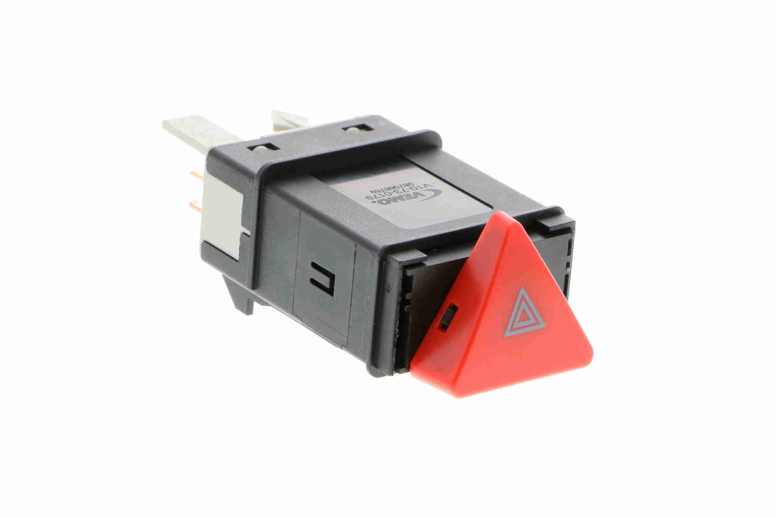 VEMO V10-73-0179 Hazard Light Switch TRANSPORTER 2.8 VR6 204 PS Petrol 2003