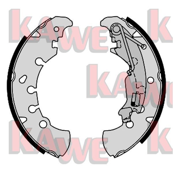 KAWE Brake Shoe Set Article number: 09260 cheaply