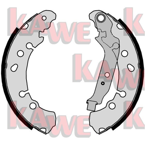 KAWE Brake Shoe Set Article number: 09320 cheaply