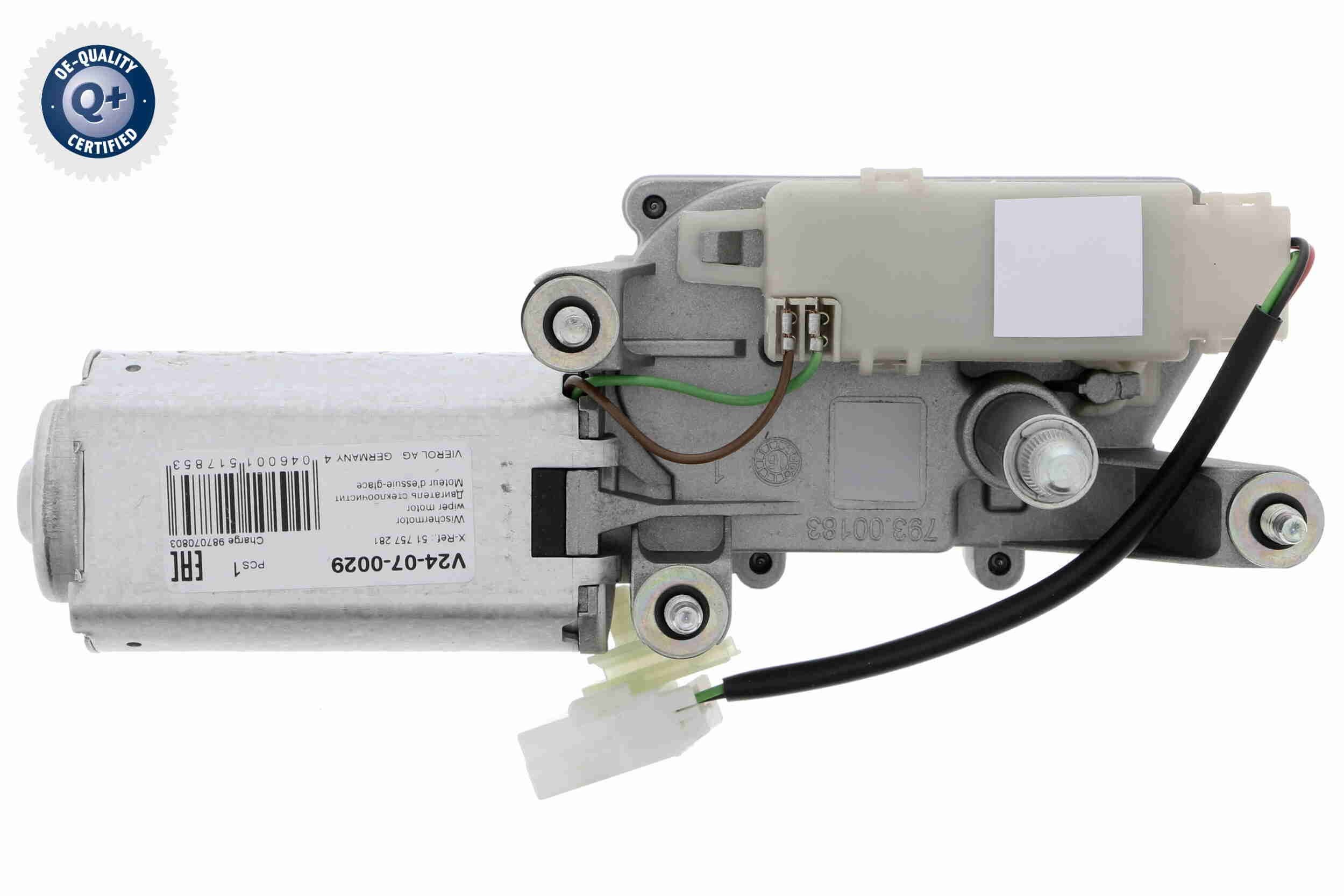 VEMO Wiper motor Article number: V24-07-0029 cheaply