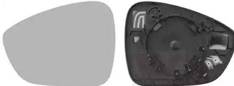 VAN WEZEL Mirror Glass, outside mirror Article number: 0979835 cheaply