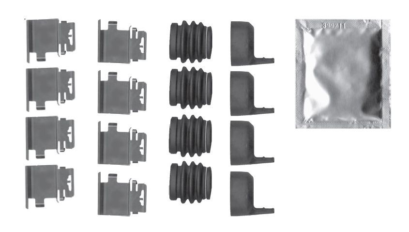 BOSCH 1 987 474 750 Lisakomplekt, ketaspiduriklotsid MASTER 2.3 dCi 145 FWD (FV0E, FV0F, FV0H, FV02, FV0M, FV0S,... 146 HP Diisel