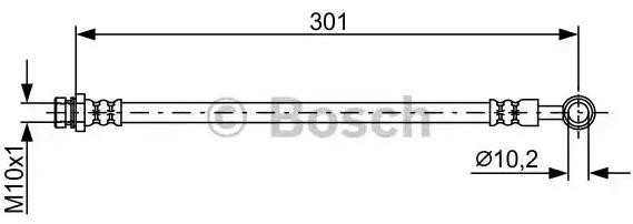 BOSCH Brake hose Article number: 1 987 481 896 cheaply