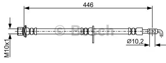 BOSCH Brake hose Article number: 1 987 481 914 cheaply