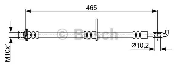 BOSCH Brake hose Article number: 1 987 481 924 cheaply