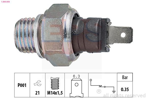 EPS Oil Pressure Switch Article number: 1.800.006 cheaply