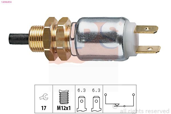 EPS Interruptor de luz de stop Número de artigo: 1.810.014 baixo custo