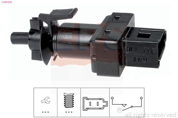EPS 1.810.222 Switch, clutch control (cruise control) Q30 1.5 D 109 PS Diesel