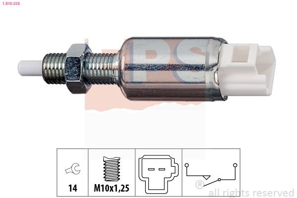 EPS 1.810.258 Switch, clutch control (cruise control) IS 2.2 D 177 PS Diesel 2013