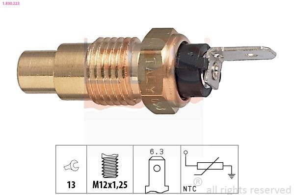 EPS Sensor, coolant temperature Article number: 1.830.223 cheaply