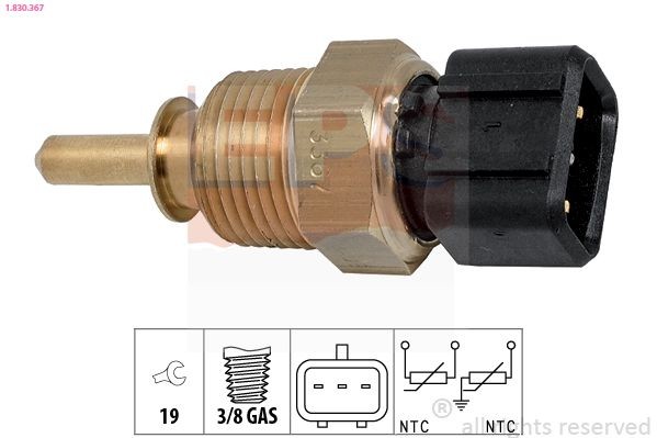 EPS Sensor, coolant temperature Article number: 1.830.367 cheaply