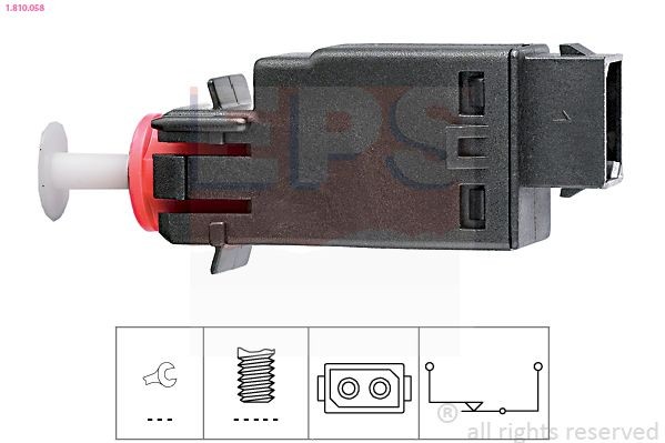 EPS 1.840.058 Temperature Switch, coolant warning lamp 400 1.8 TD 88 PS Diesel 1998