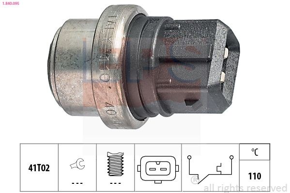 EPS 1.840.095 Temperature Switch, coolant warning lamp PASSAT 1.9 TD 75 PS Diesel 1996