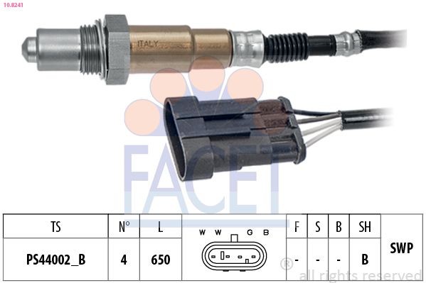 FACET Lambda sensor Article number: 10.8241 cheaply