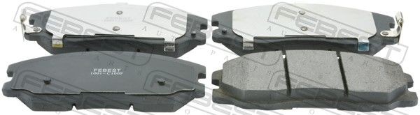 FEBEST Brake pad set Article number: 1001-C100F cheaply
