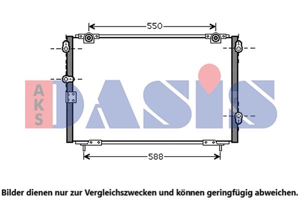 AKS DASIS Air conditioning condenser Article number: 102014N cheaply