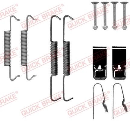 KAWE Brake shoe fitting kit Article number: 105-0027 cheaply