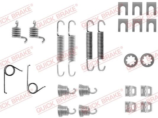 KAWE 105-0554 Accessory Kit, brake shoes SAMBA 0.9 (51A601, 51A591) 42 PS Petrol 1987