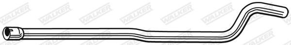 WALKER Exhaust Pipe Article number: 10645 cheaply