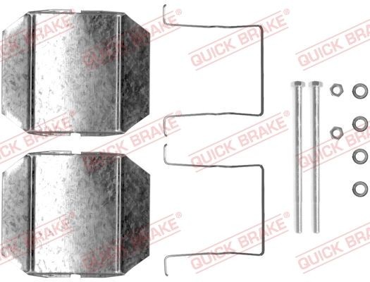KAWE 109-1237 Accessory Kit, disc brake pads C5 3.0 V6 207 PS Petrol 2005