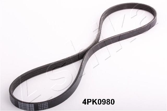ASHIKA Serpentine belt Article number: 112-4PK980 cheaply