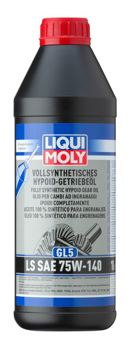 LIQUI MOLY Differentialolja GL5 LS Artikelnummer: 1126 billigt