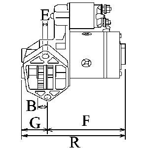 HC-Cargo Starter motor Article number: 113171 cheaply
