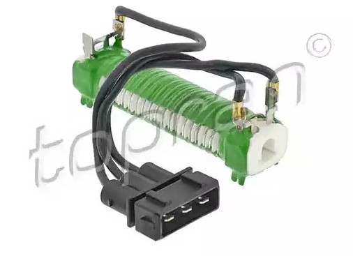 TOPRAN Pre-resistor, electro motor radiator fan Article number: 115 557 cheaply