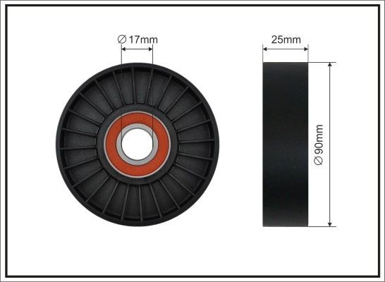 CAFFARO Tensioner pulley Article number: 12-00 cheaply
