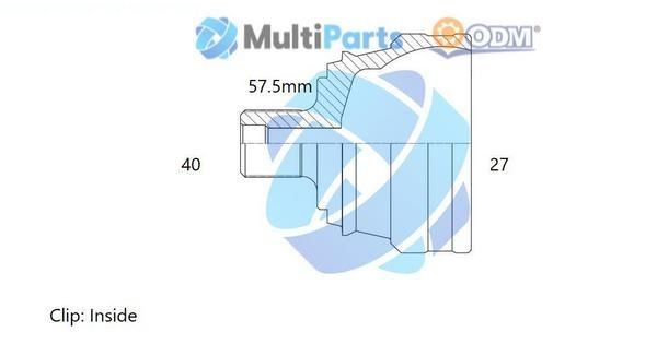 ODM-MULTIPARTS Joint kit, drive shaft Article number: 12-151981 cheaply