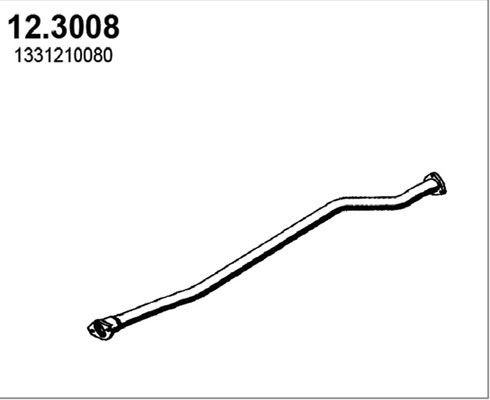 ASSO Exhaust Pipe Article number: 12.3008 cheaply