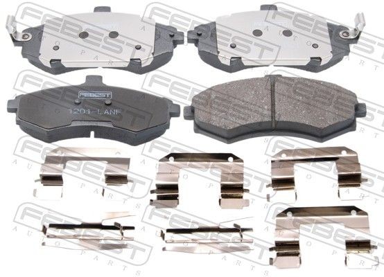 FEBEST Brake pad set Article number: 1201-LANF cheaply