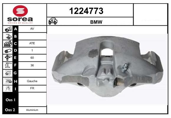 SNRA Brake caliper Article number: 1224773 cheaply