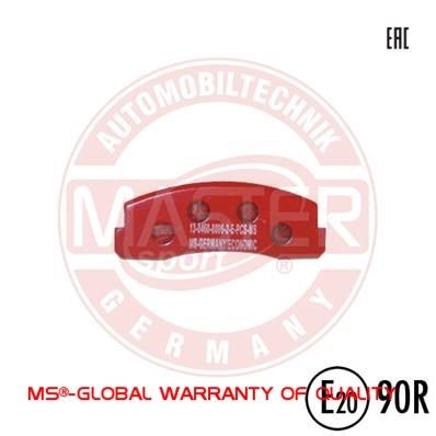 MASTER-SPORT Brake pad set Article number: 13046080062E-SET-MS cheaply