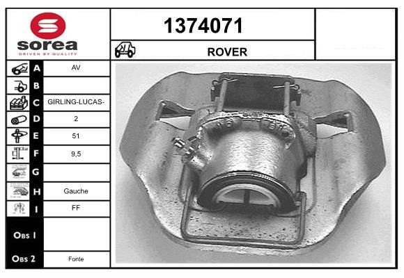 SNRA Brake caliper Article number: 1374071 cheaply