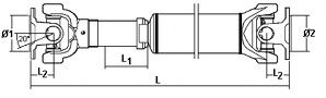 SPIDAN Propshaft, axle drive Article number: 28019 cheaply