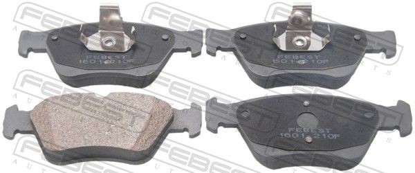 FEBEST Brake pad set Article number: 1601-210F cheaply