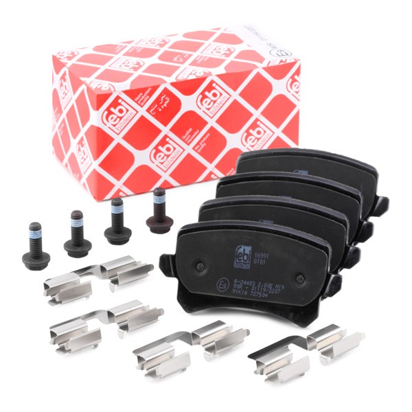 FEBI BILSTEIN Brake pad set Article number: 16991 cheaply