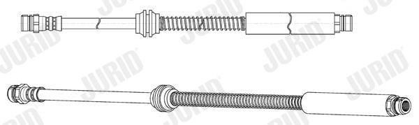 JURID Brake hose Article number: 173196J cheaply