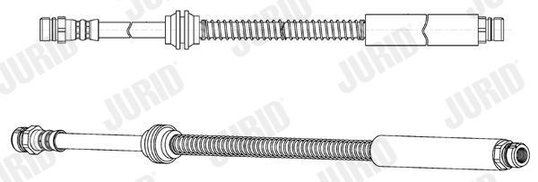JURID Brake hose Article number: 173228J cheaply