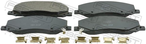 FEBEST Brake pad set Article number: 1801-INSF cheaply