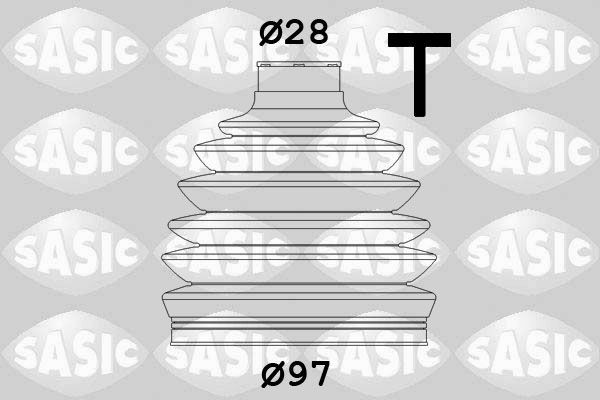 SASIC Bellow Set, drive shaft Article number: 1906061 cheaply